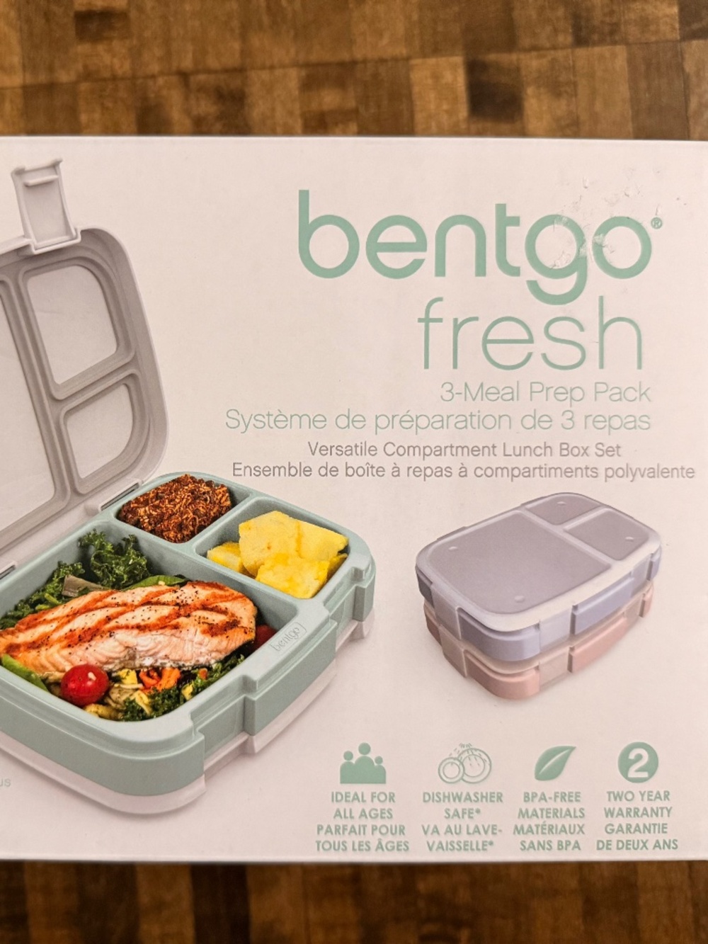 Bentgo Fresh 3-Meal Prep Pack (Brand New, Unopened)